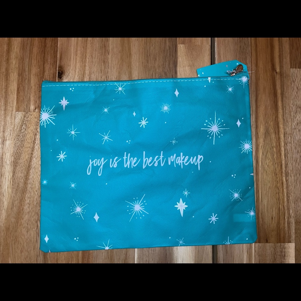 thrive causemetics Joy is the best gift makeup bag